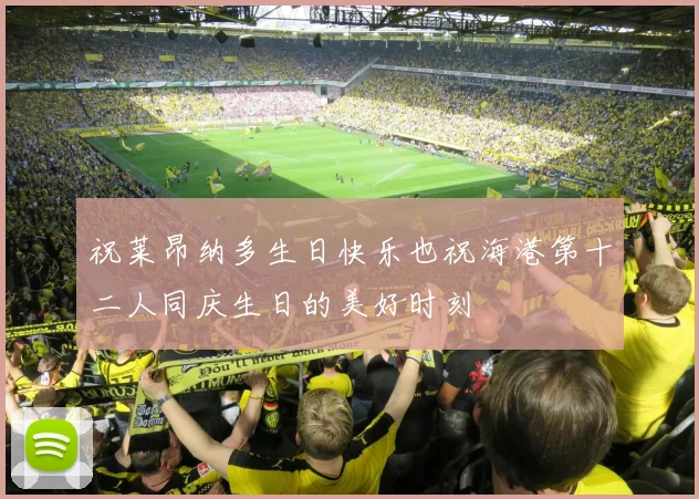 祝莱昂纳多生日快乐也祝海港第十二人同庆生日的美好时刻